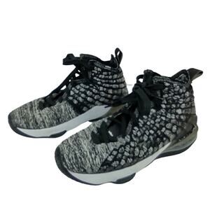 Nike LeBron XVII 17 GS "In The Arena" Black Oreo BQ5594-002 Youth Boys 5Y